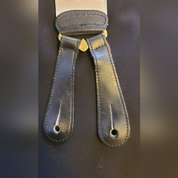 Silk Floral Trafalgar Suspenders Made in England - Picture 6 of 8